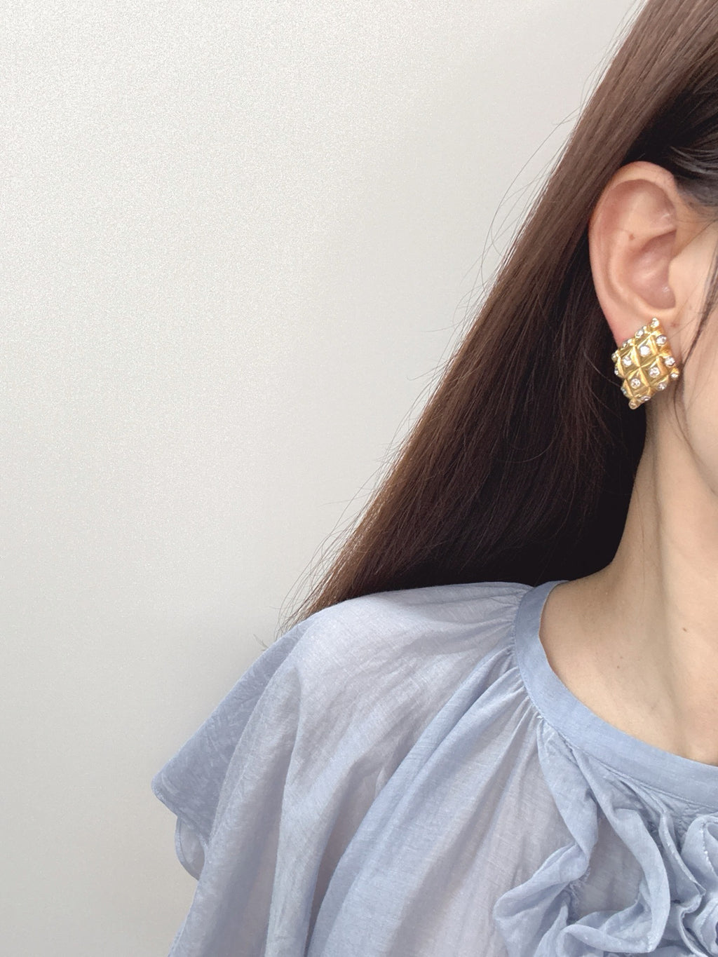 CHANEL Rheinstone earring