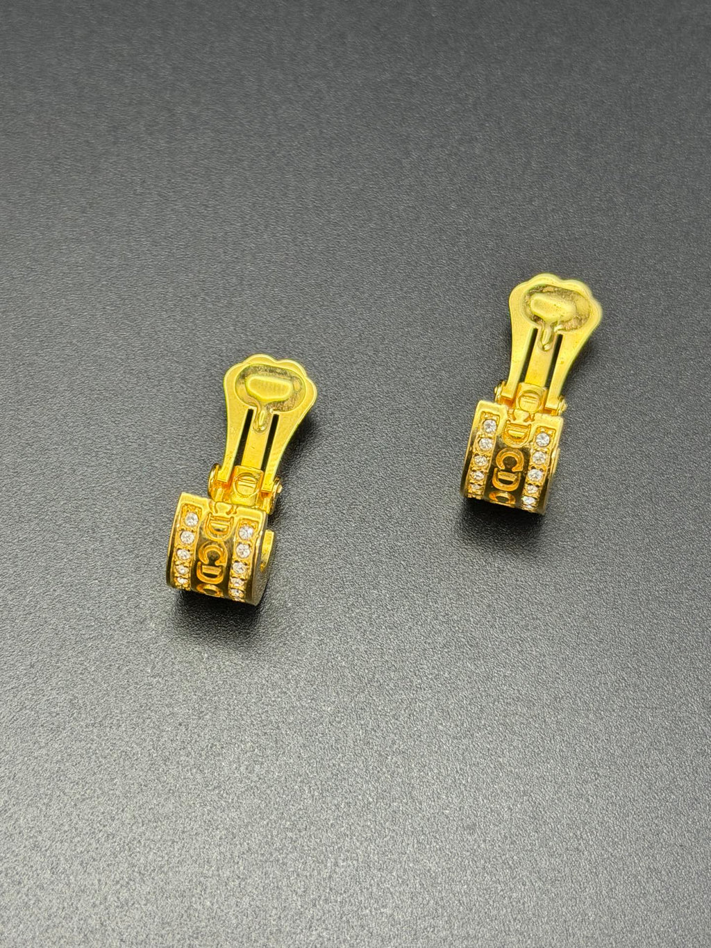 CHRISTIAN DIOR Rhinestone Earring