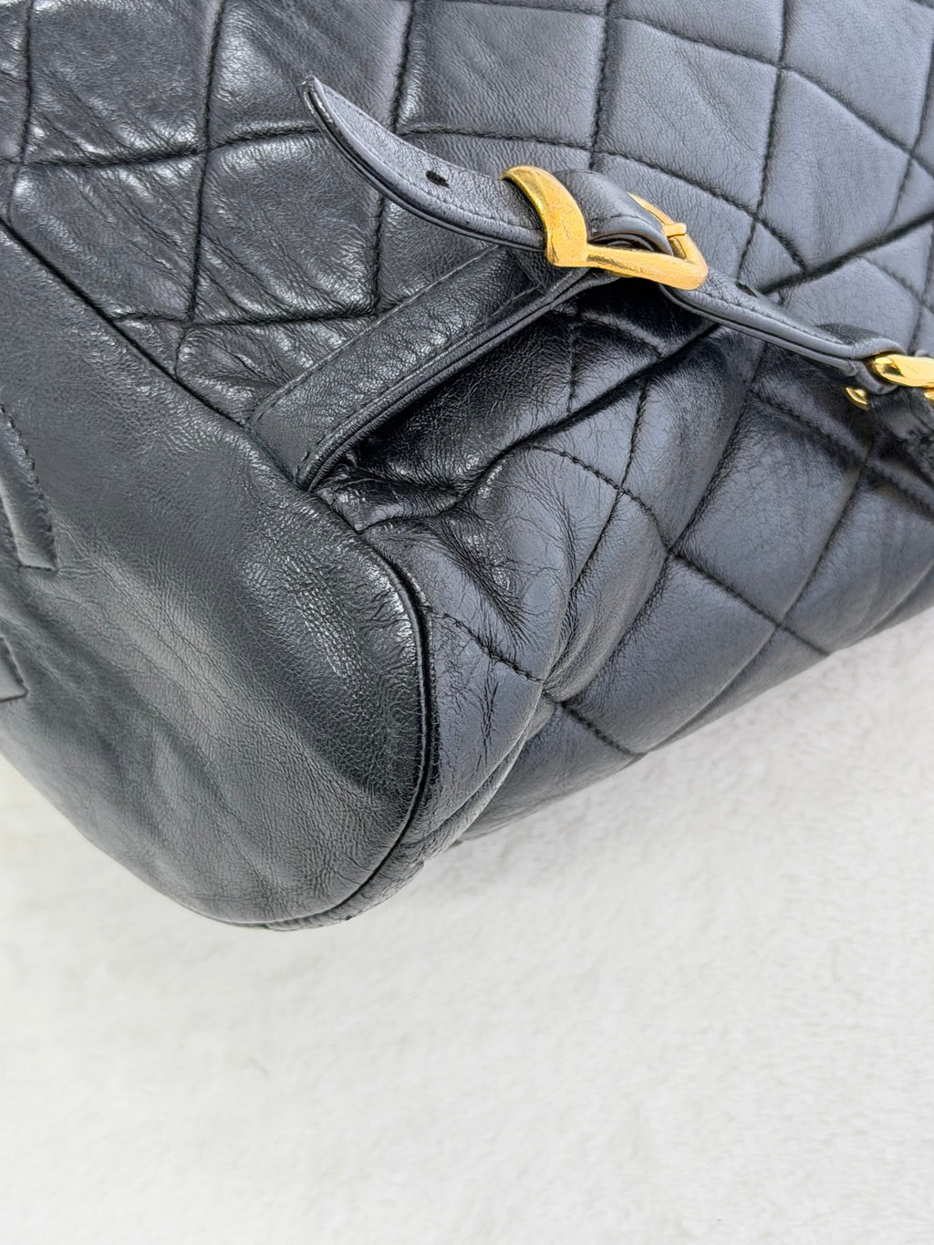 CHANEL Double C Lambskin Backpack