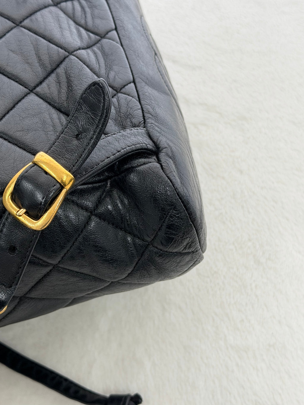 CHANEL Double C Lambskin Backpack