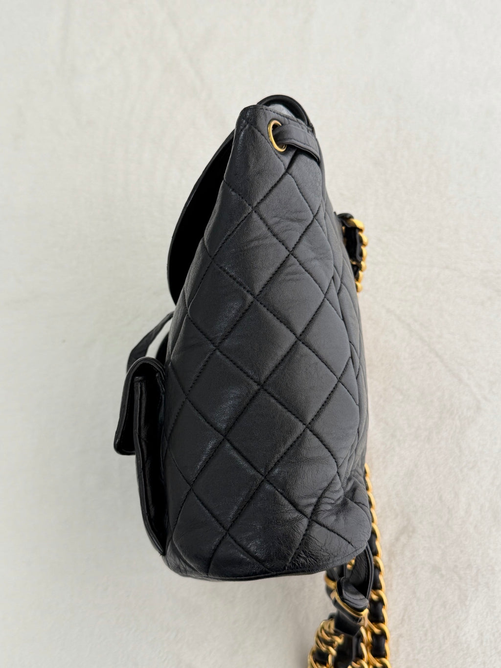 CHANEL Double C Lambskin Backpack