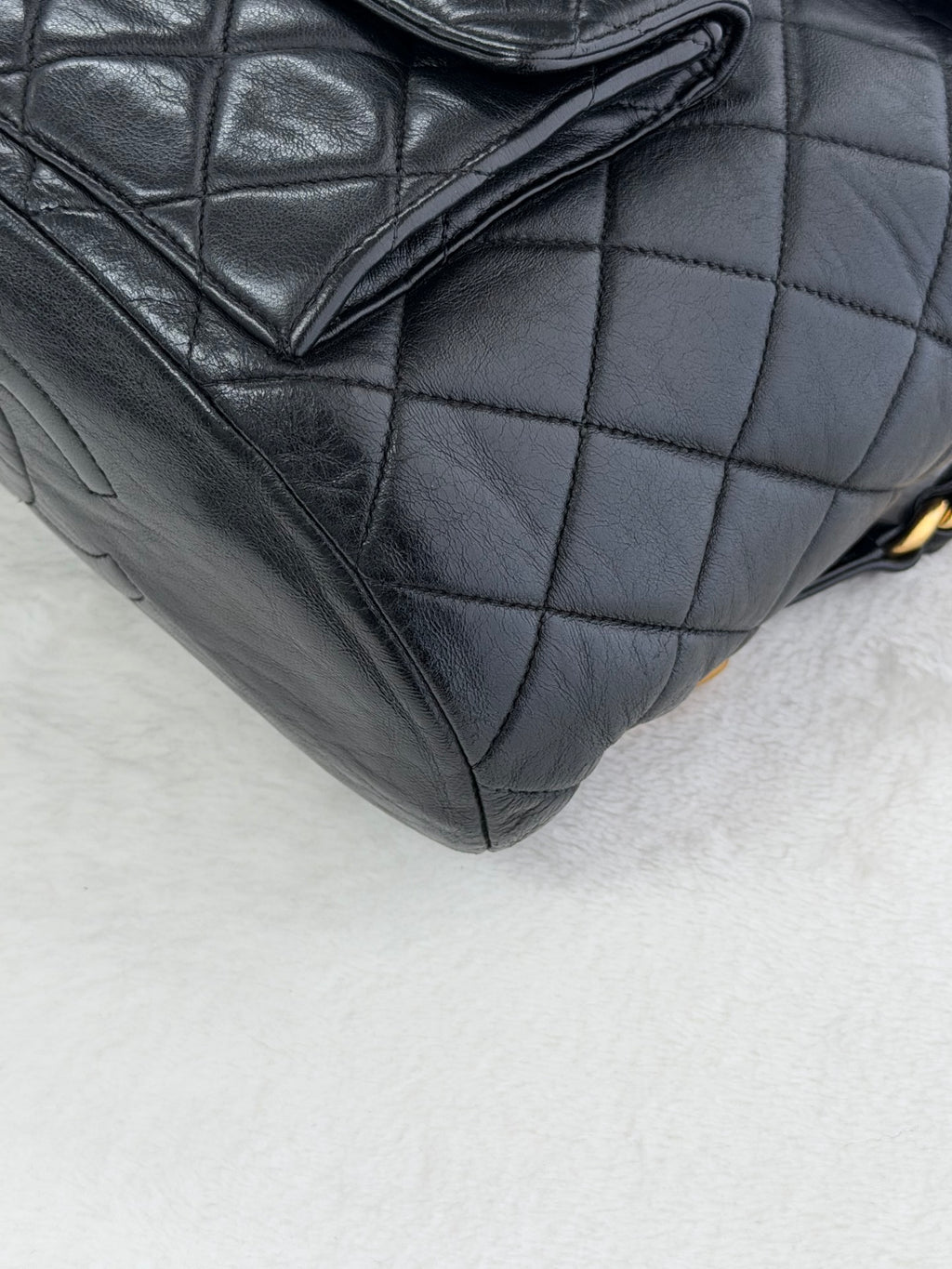 CHANEL Double C Lambskin Backpack
