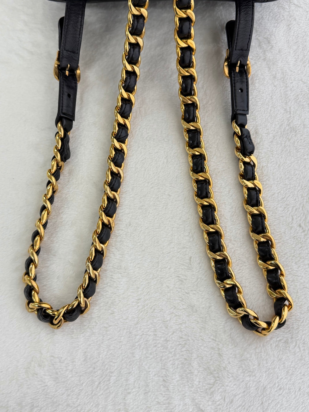 CHANEL Double C Lambskin Backpack
