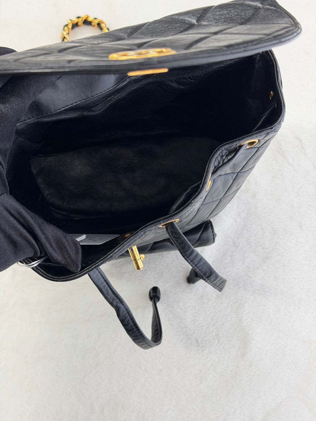 CHANEL Double C Lambskin Backpack