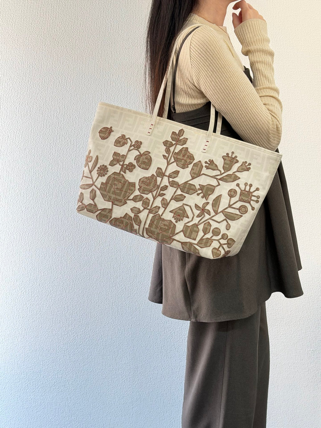 FENDI Flower Totebag