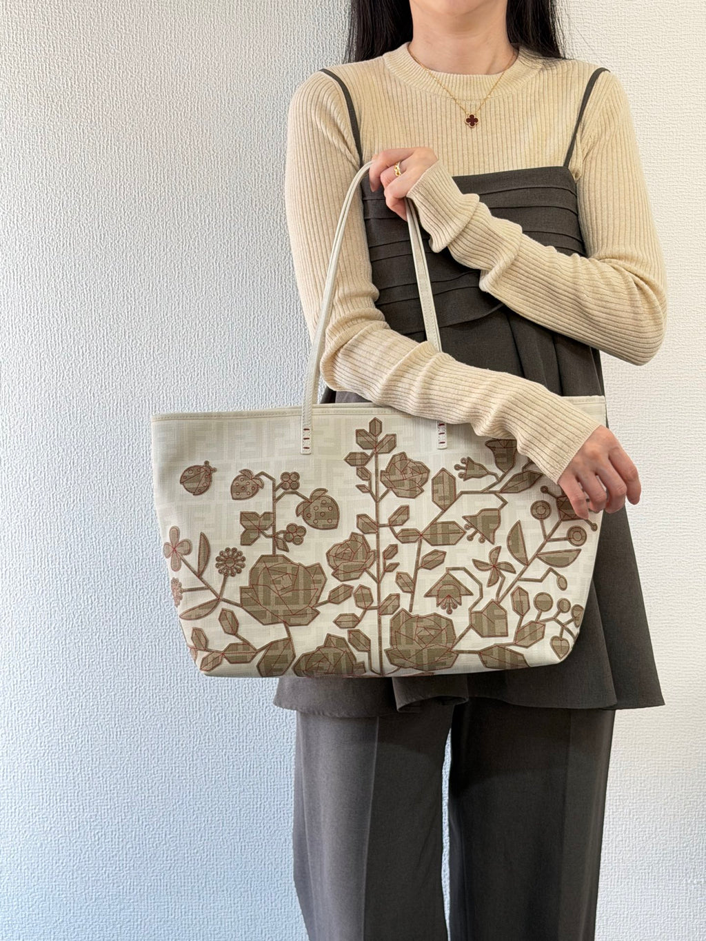 FENDI Flower Totebag