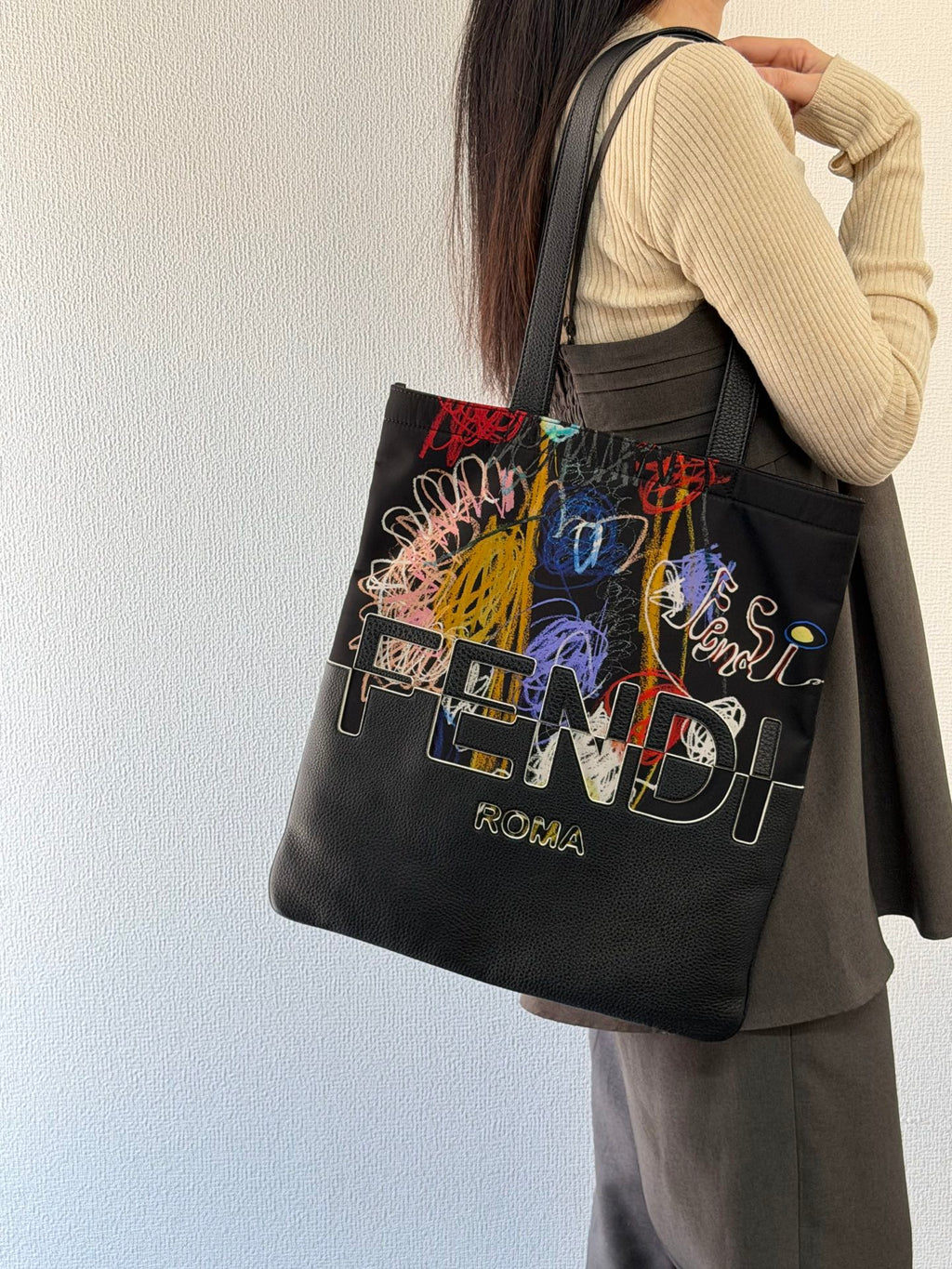 FENDI Noel Fielding Collaboration Totebag
