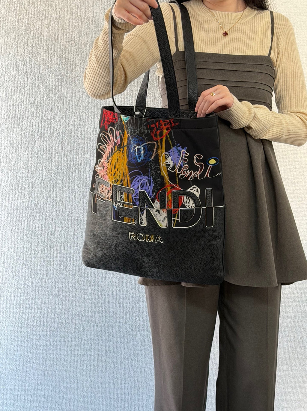 FENDI Noel Fielding Collaboration Totebag