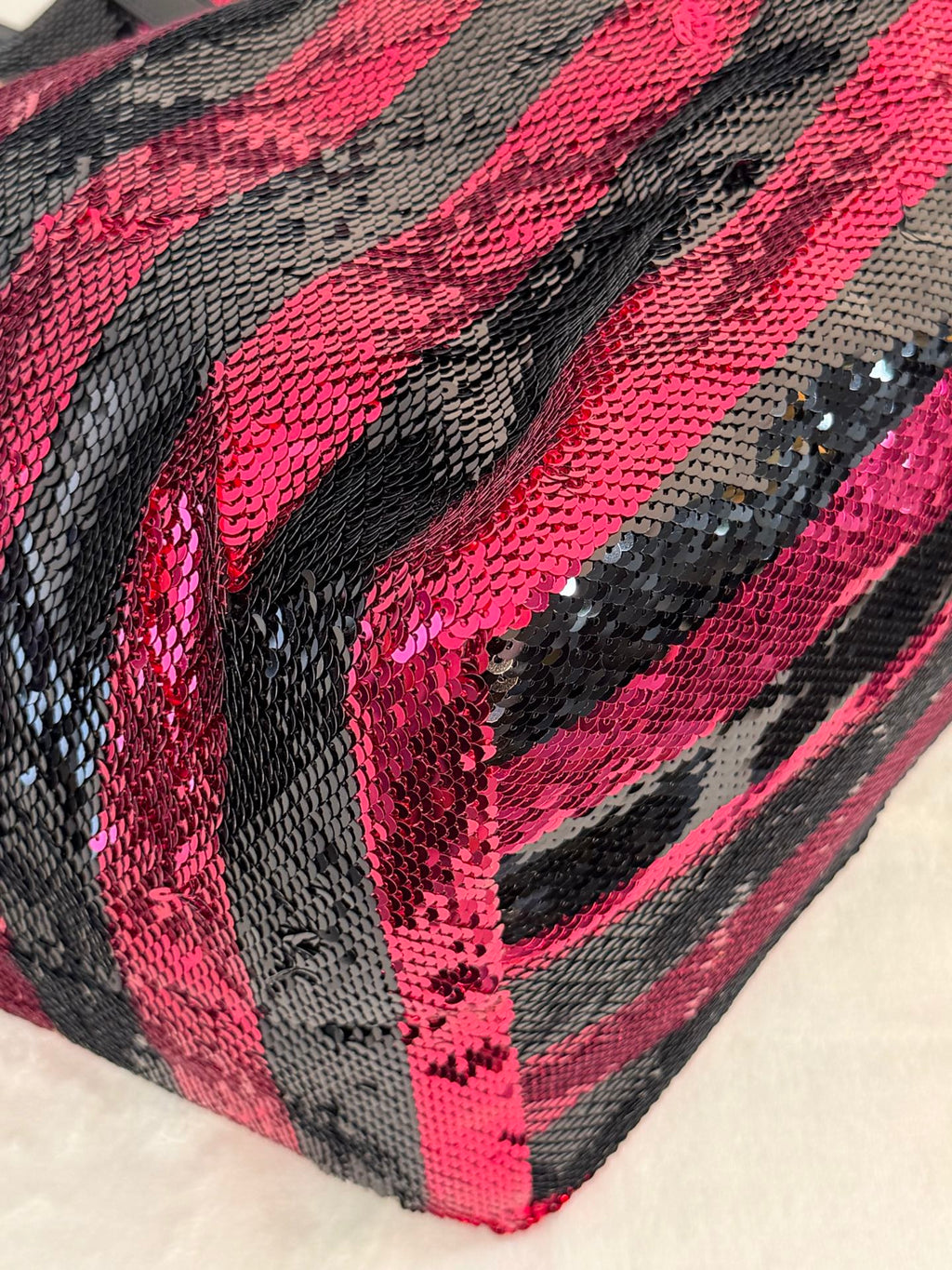 PRADA Sequin Stripe  Totebag
