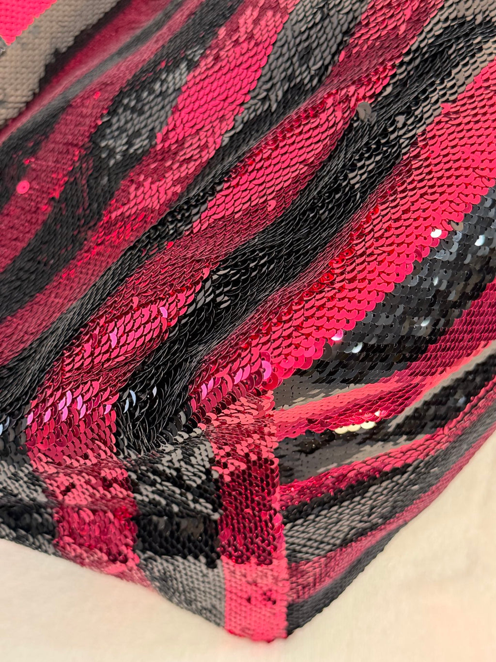 PRADA Sequin Stripe  Totebag