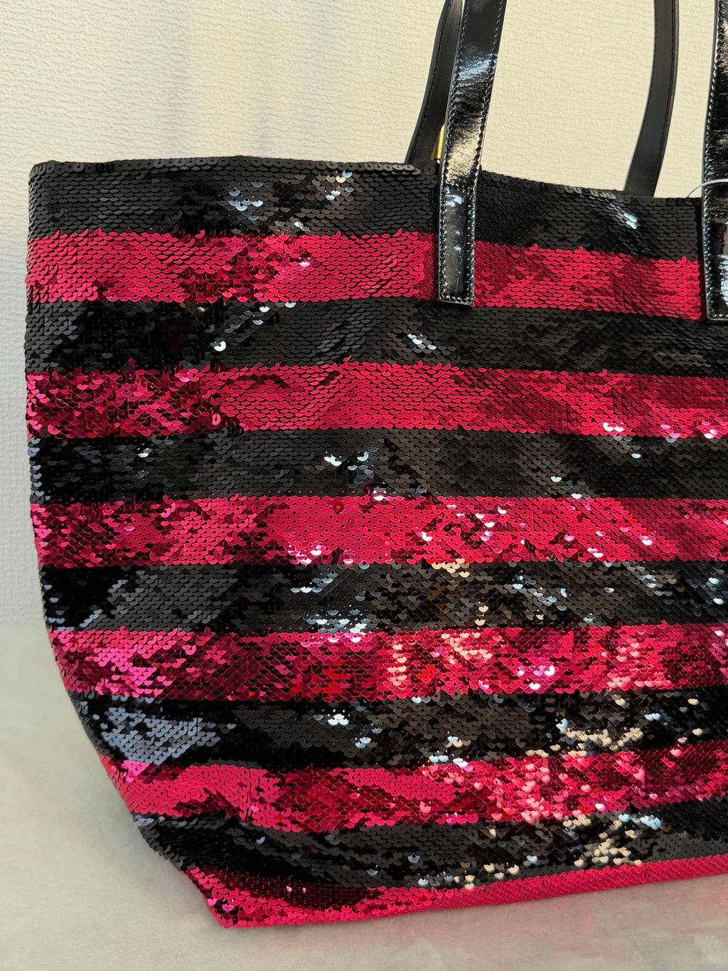 PRADA Sequin Stripe  Totebag