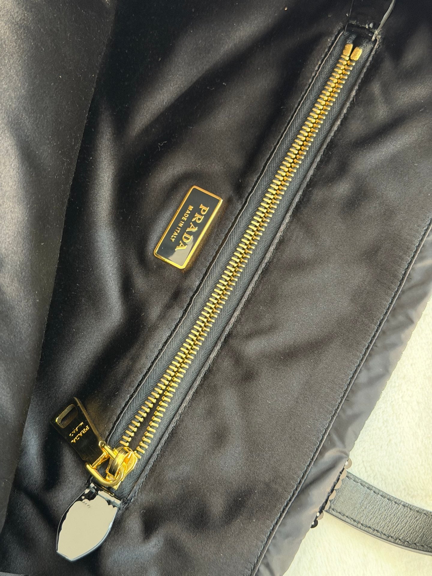 PRADA Sequin Stripe  Totebag