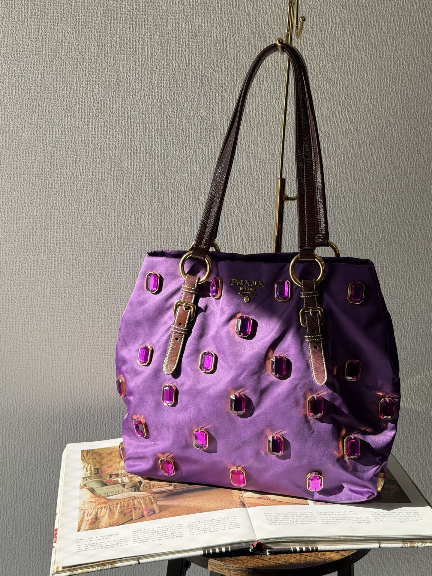 PRADA Bijou Tessuto  Nylon Totebag