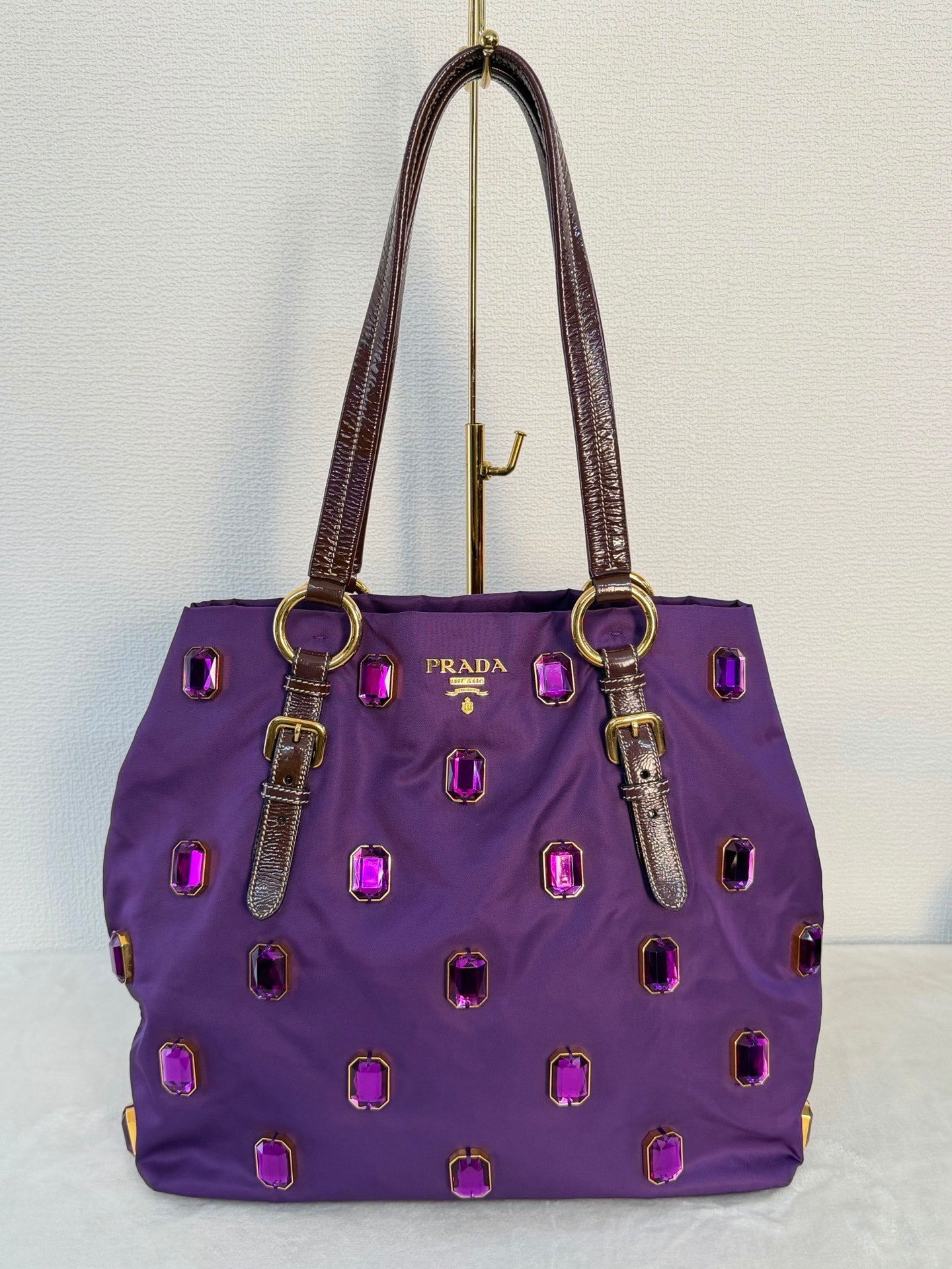 PRADA Bijou Tessuto  Nylon Totebag