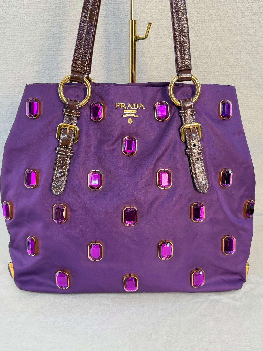 PRADA Bijou Tessuto  Nylon Totebag