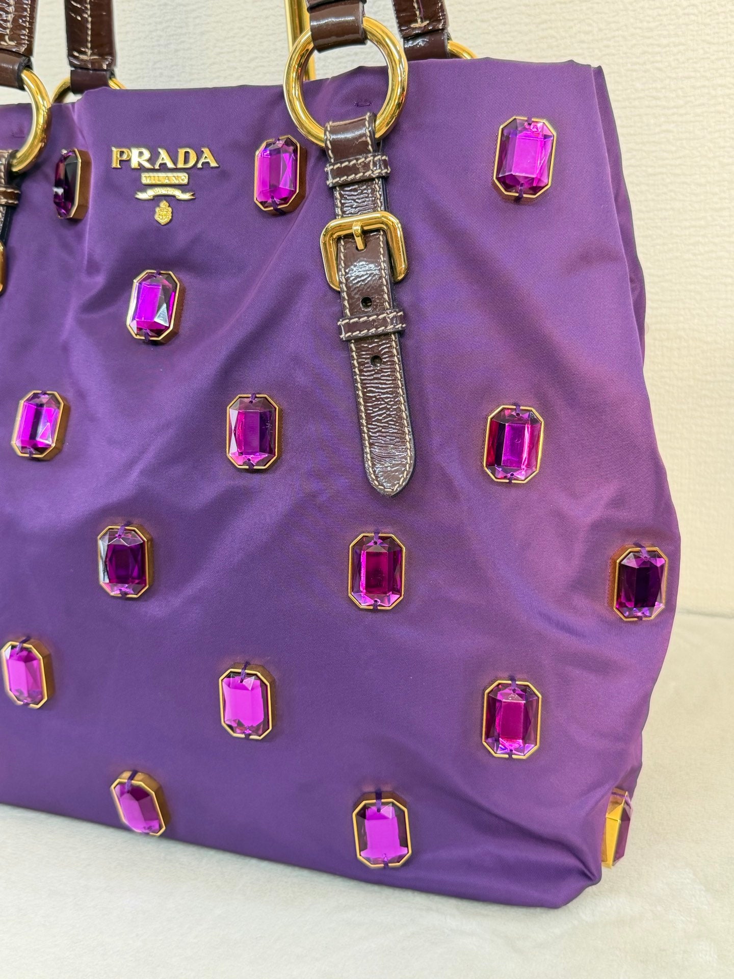PRADA Bijou Tessuto  Nylon Totebag
