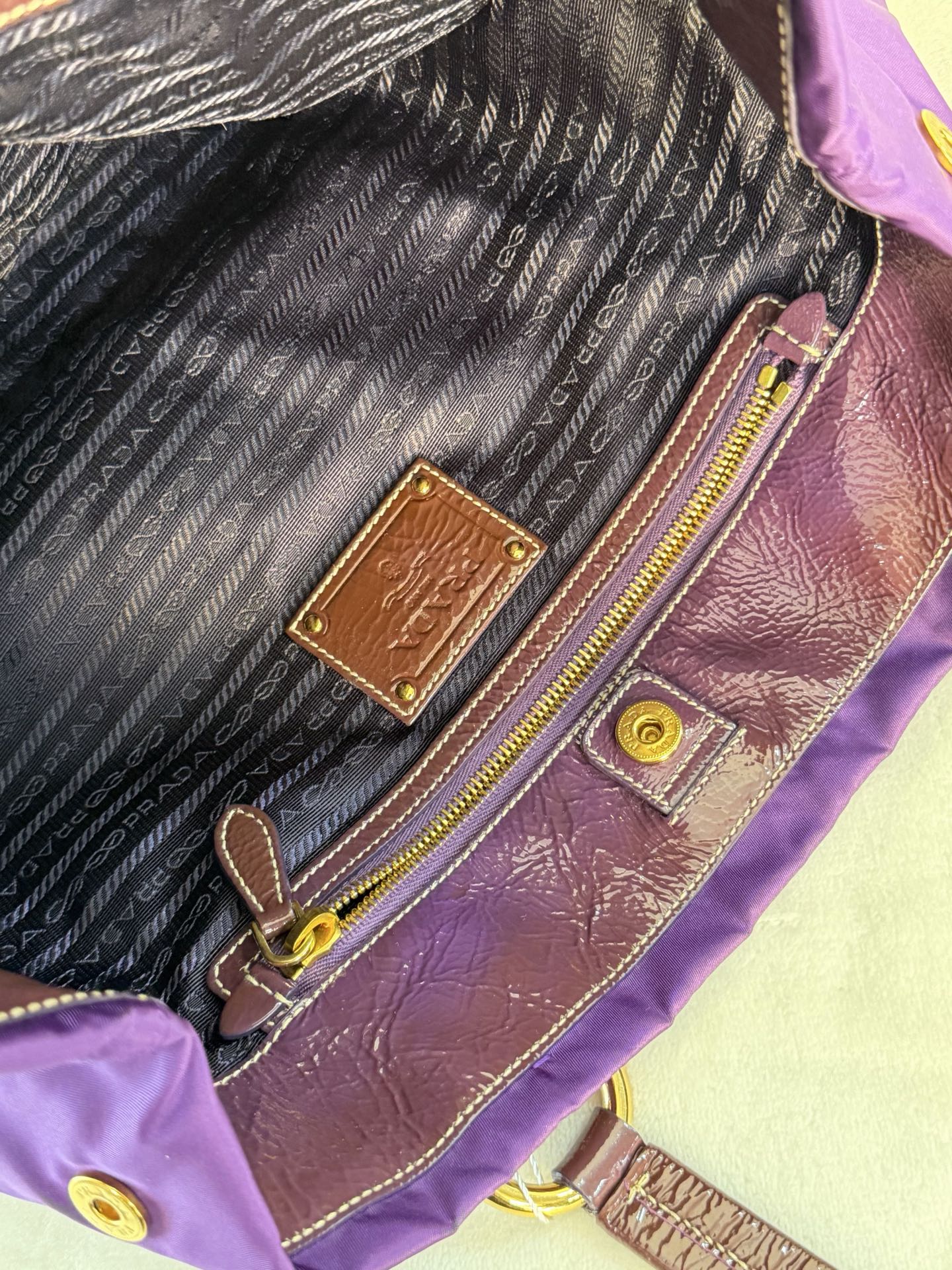 PRADA Bijou Tessuto  Nylon Totebag