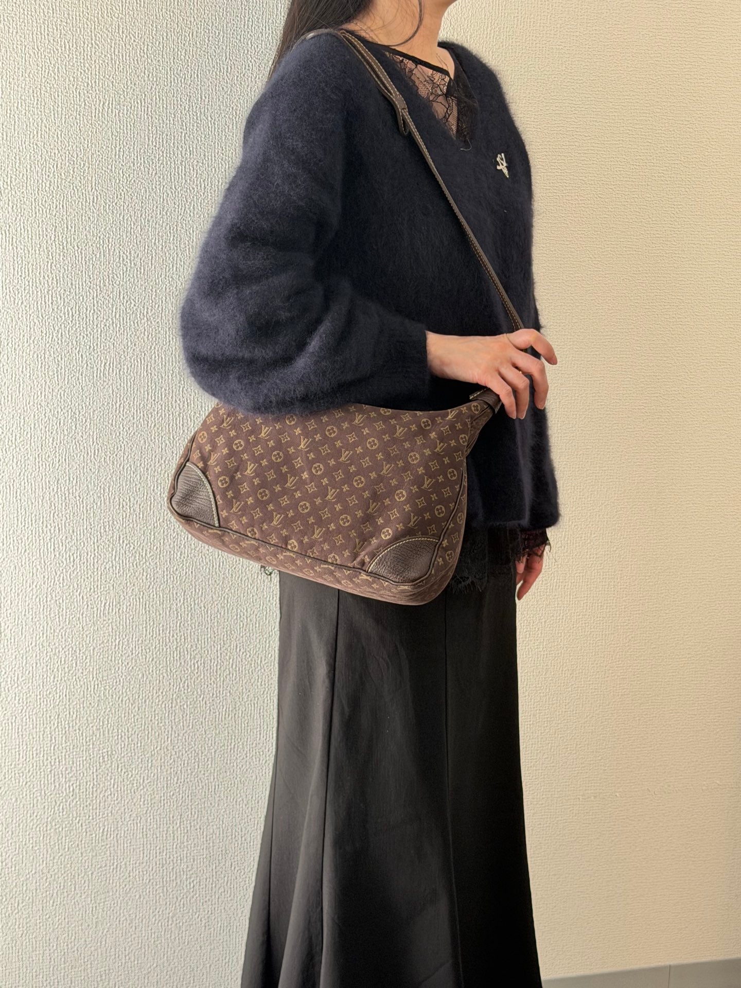 LOUIS VUITTON Monogram Denim Shoulderbag