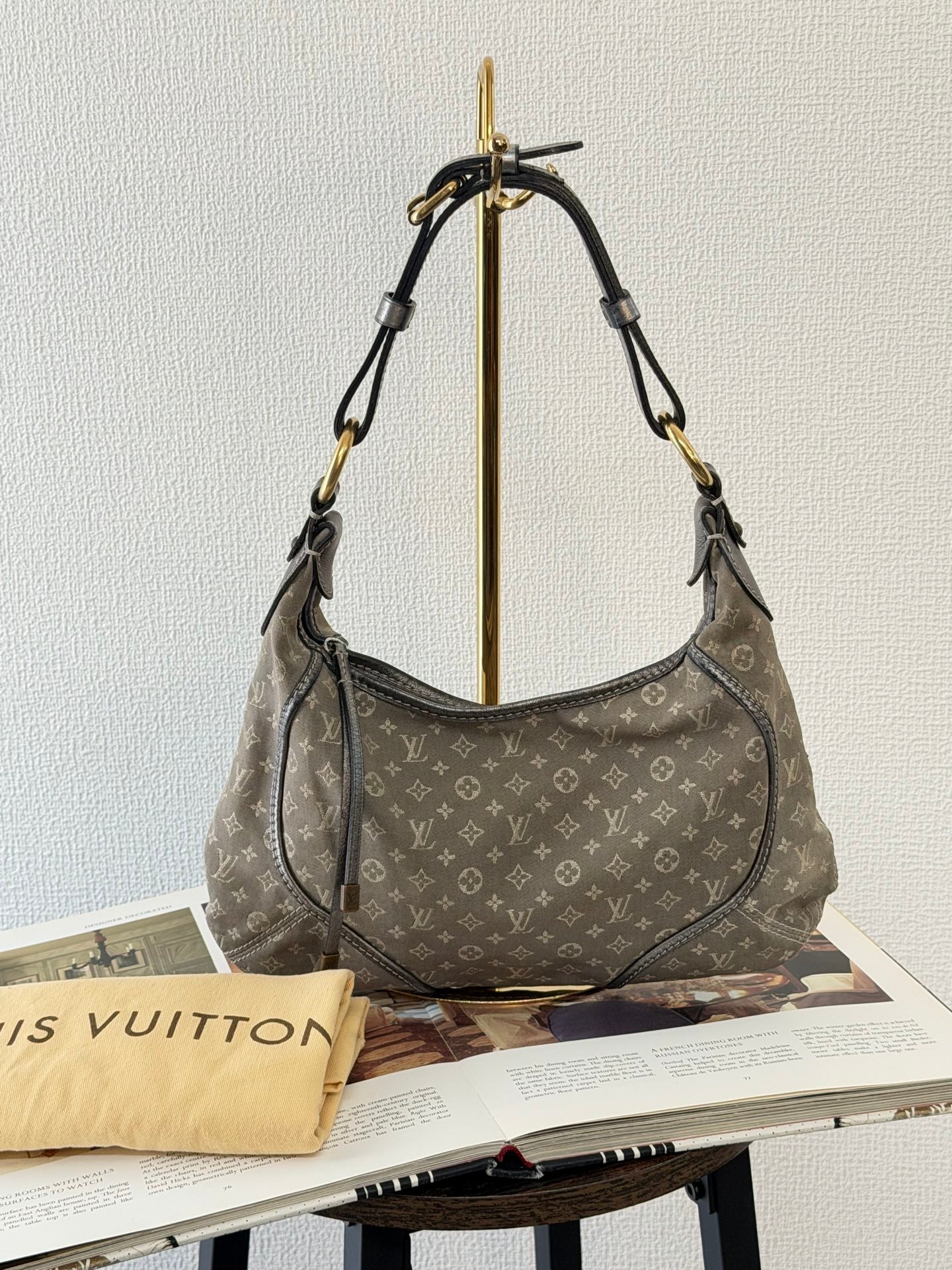 LOUIS VUITTON Monogram Denim Hobobag