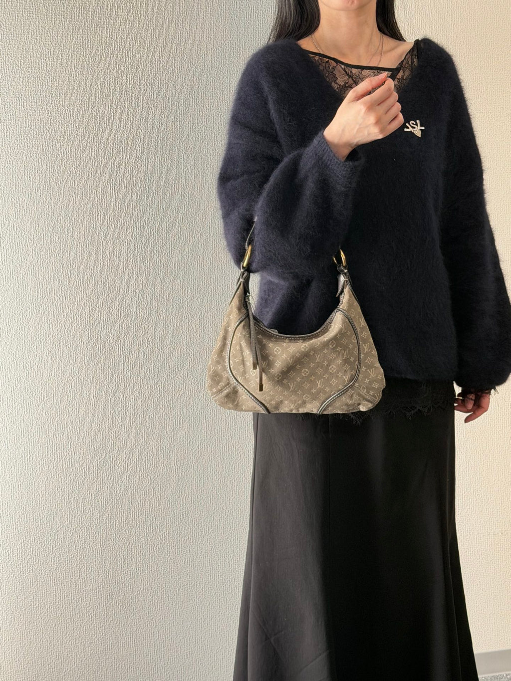 LOUIS VUITTON Monogram Denim Hobobag