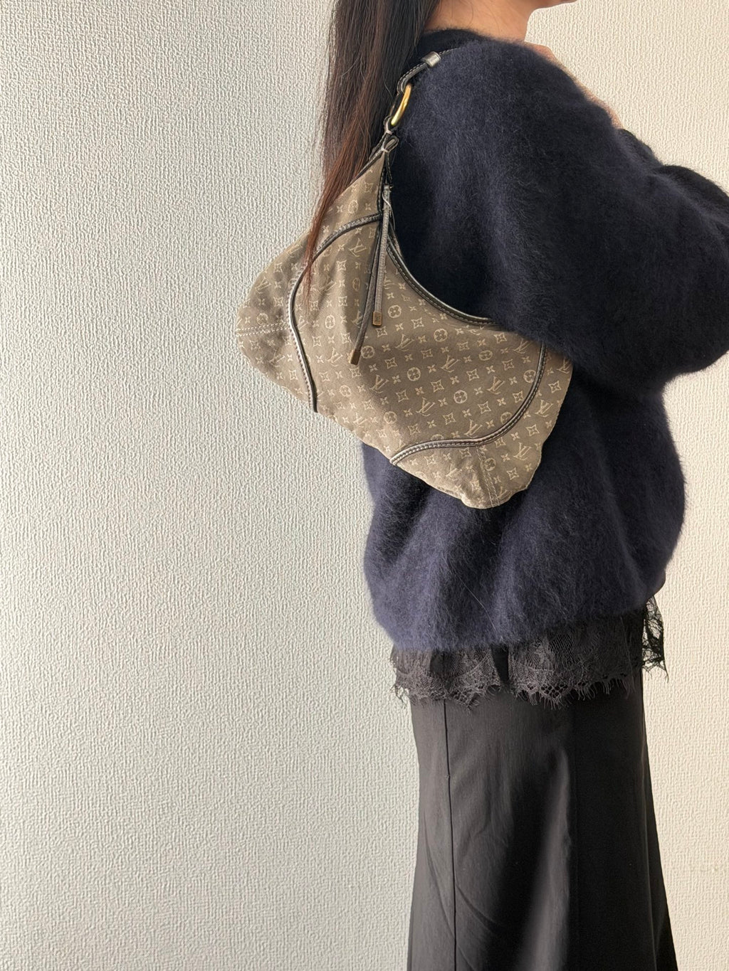 LOUIS VUITTON Monogram Denim Hobobag