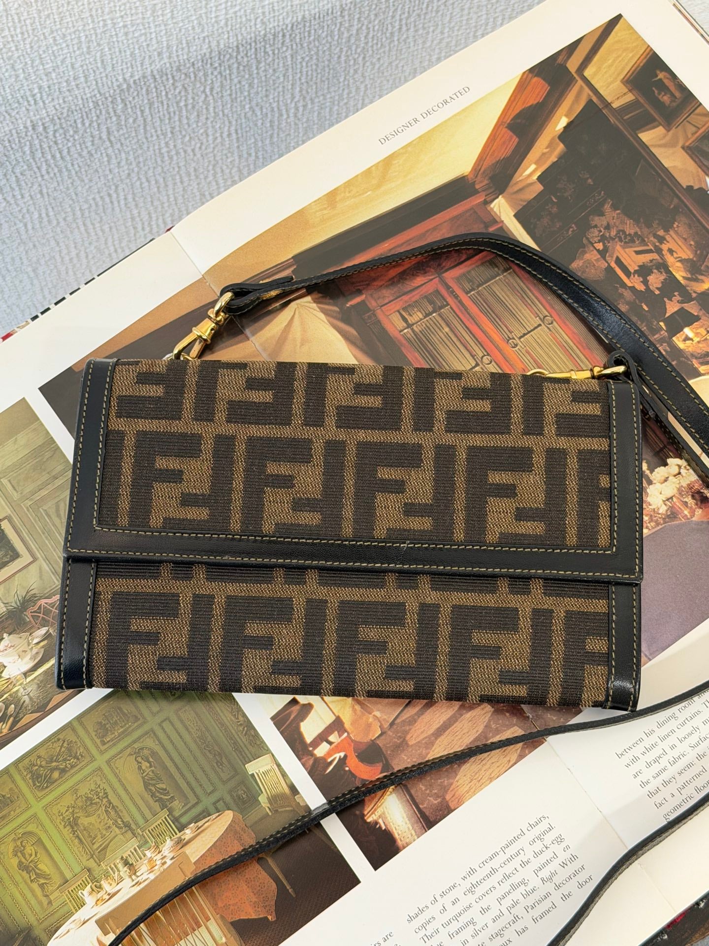 FENDI Zucca WOC Shoulderbag