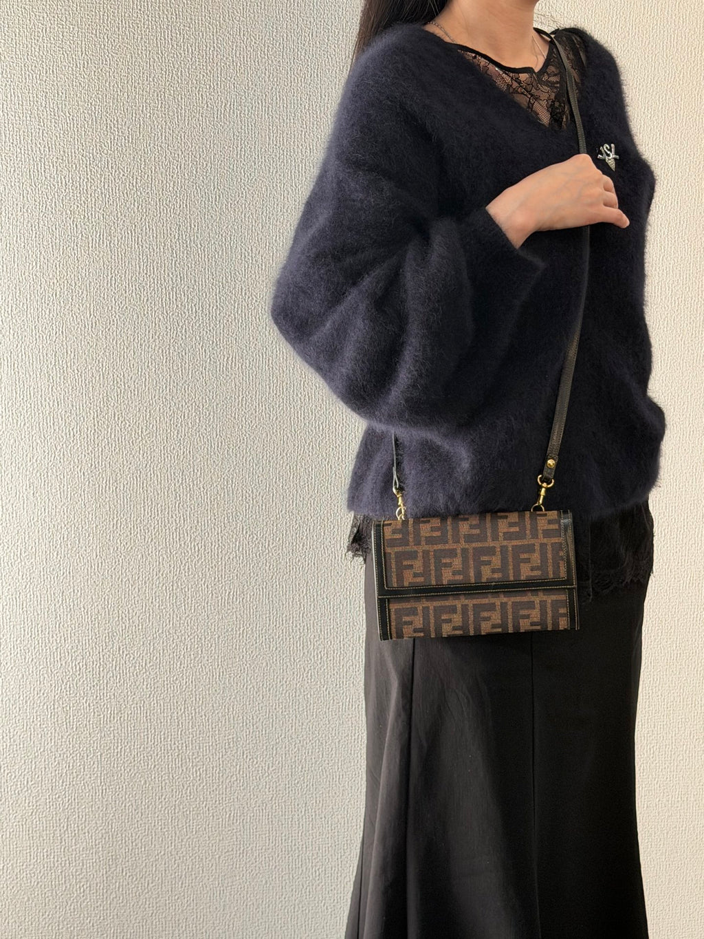 FENDI Zucca WOC Shoulderbag