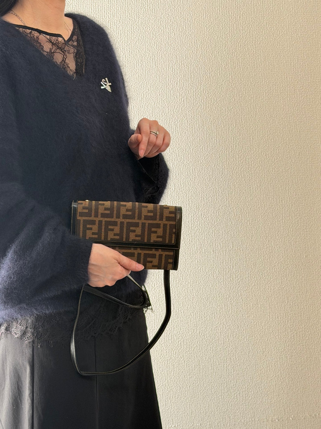 FENDI Zucca WOC Shoulderbag