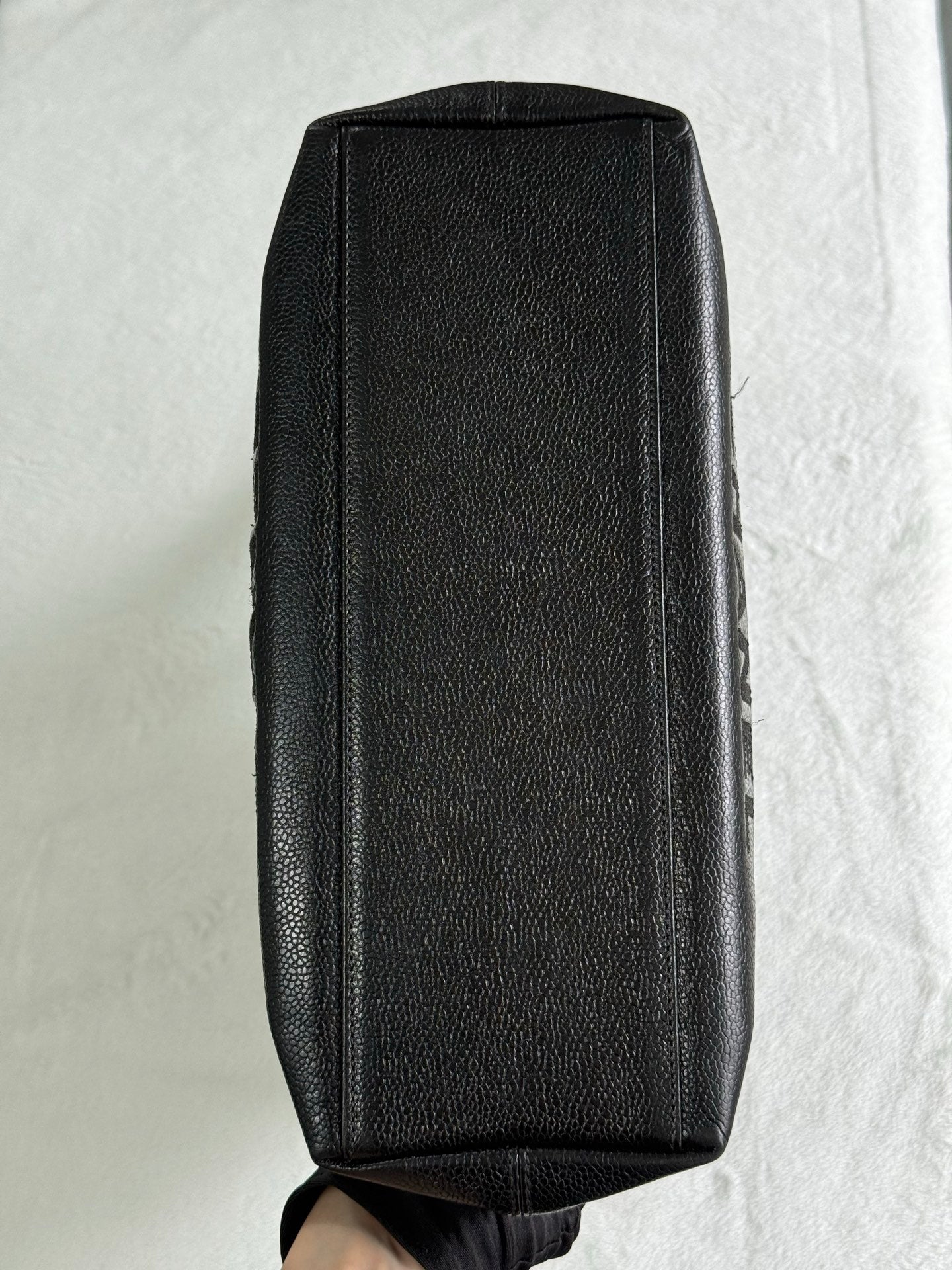 Authentic Chanel Caviar Leather Tote Shoulder Bag