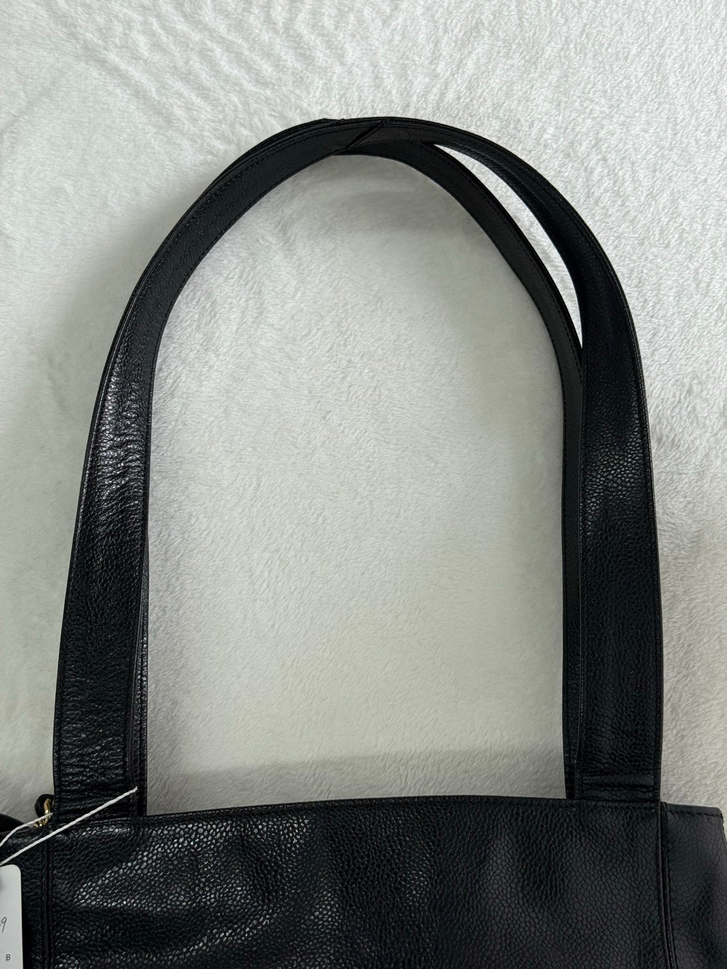 Authentic Chanel Caviar Leather Tote Shoulder Bag