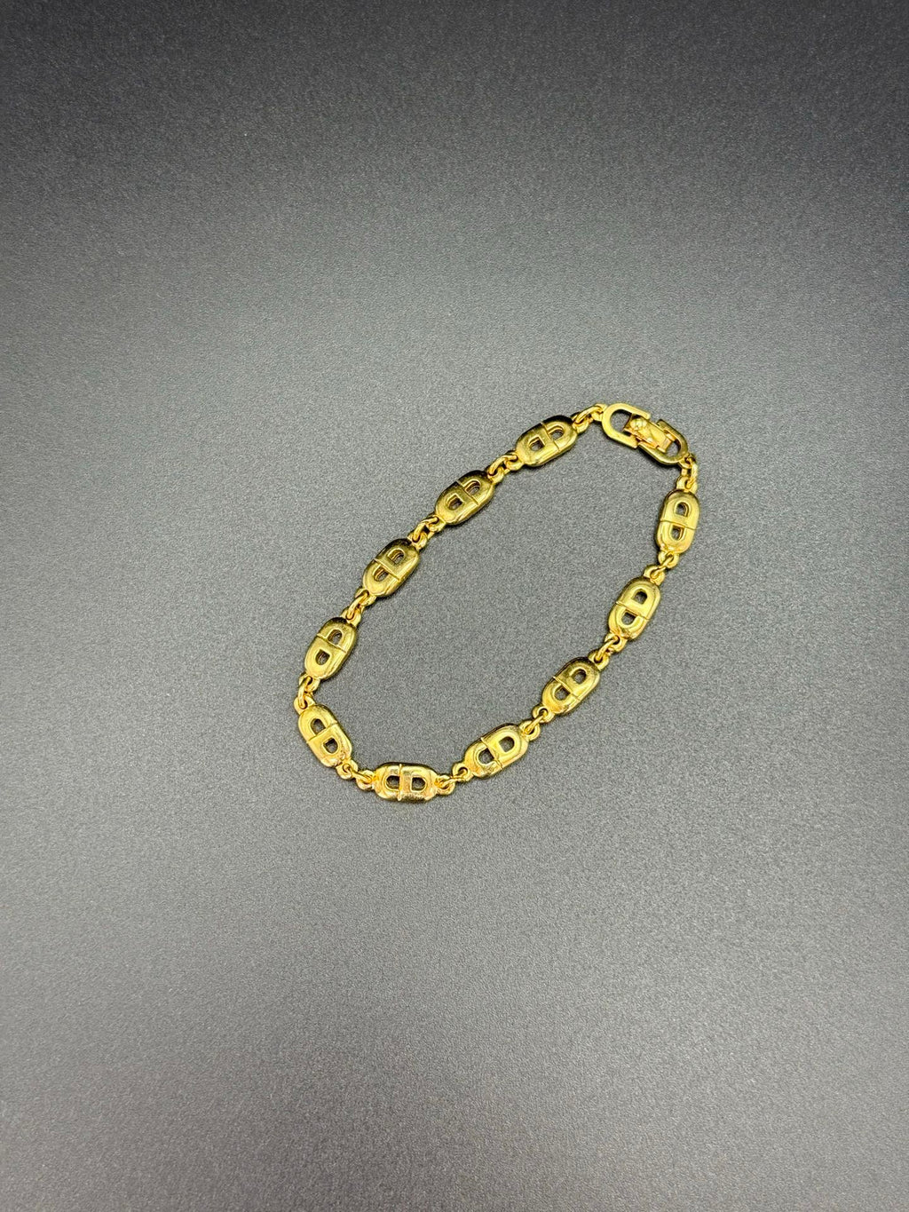 Christian Dior Vintage CD link Bracelet
