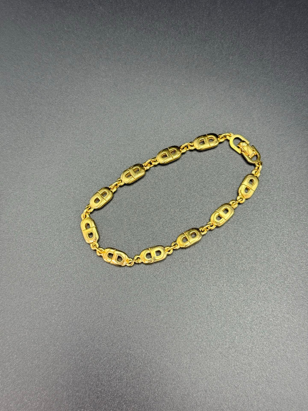 Christian Dior Vintage CD link Bracelet