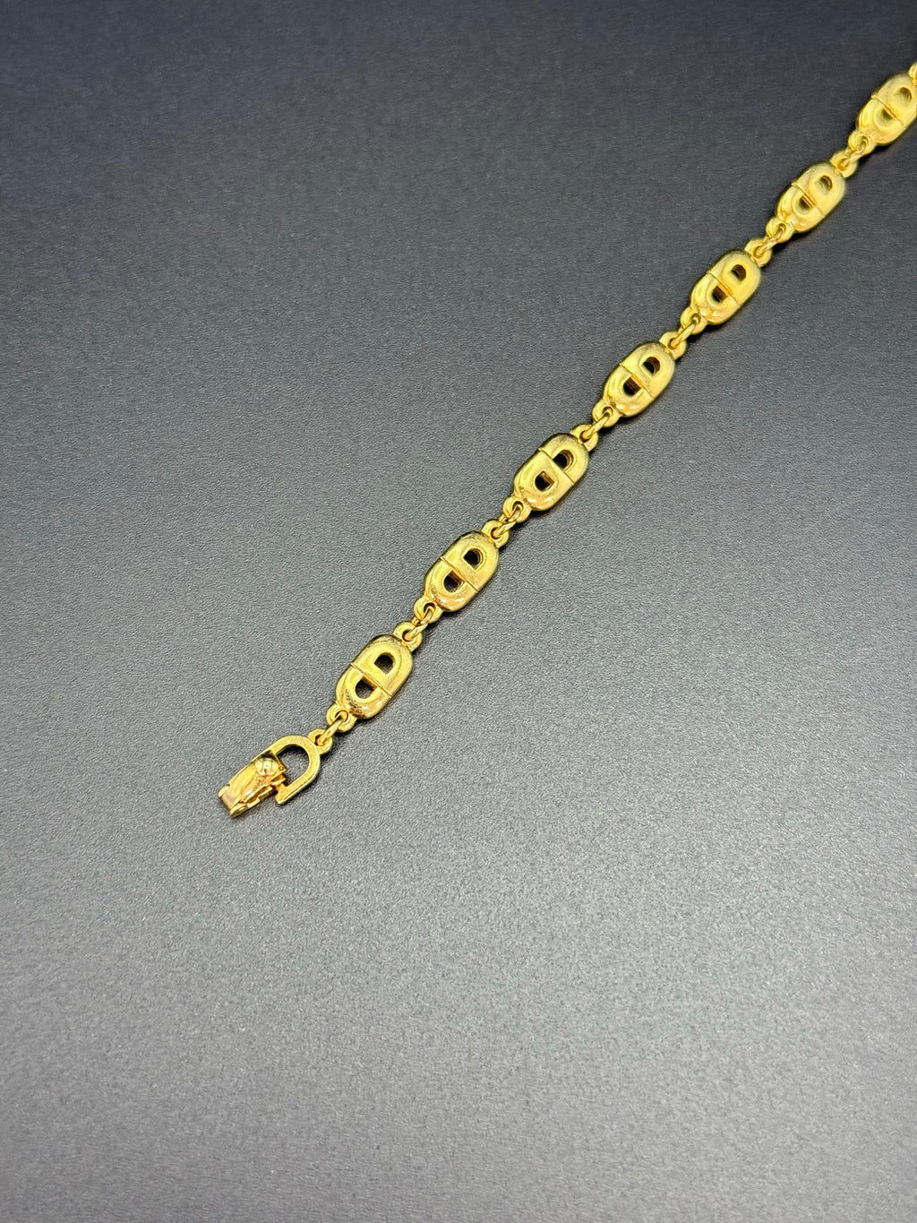 Christian Dior Vintage CD link Bracelet