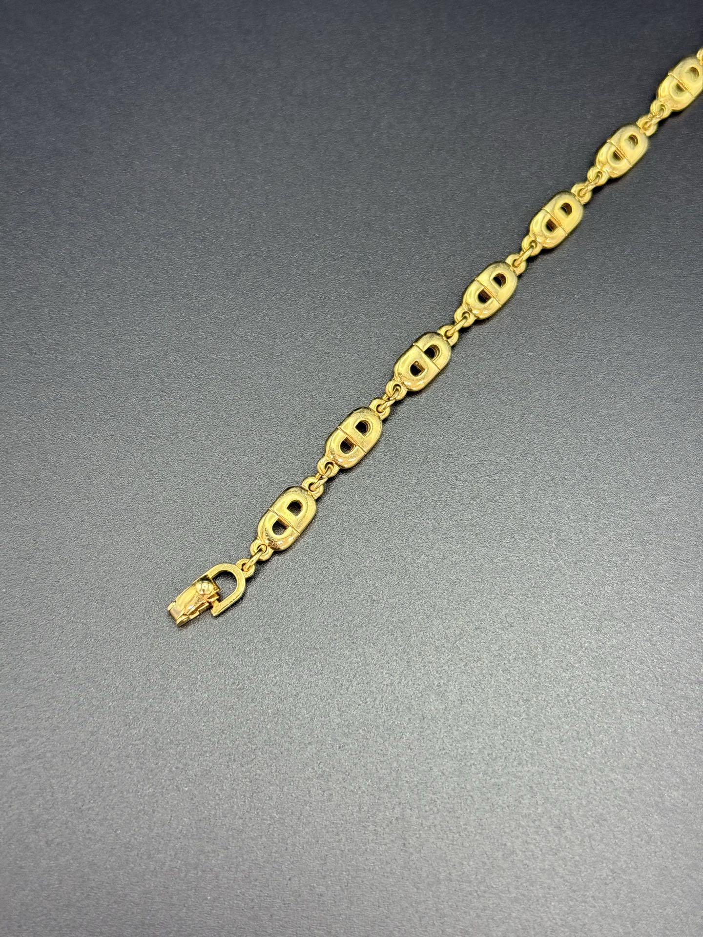Christian Dior Vintage CD link Bracelet