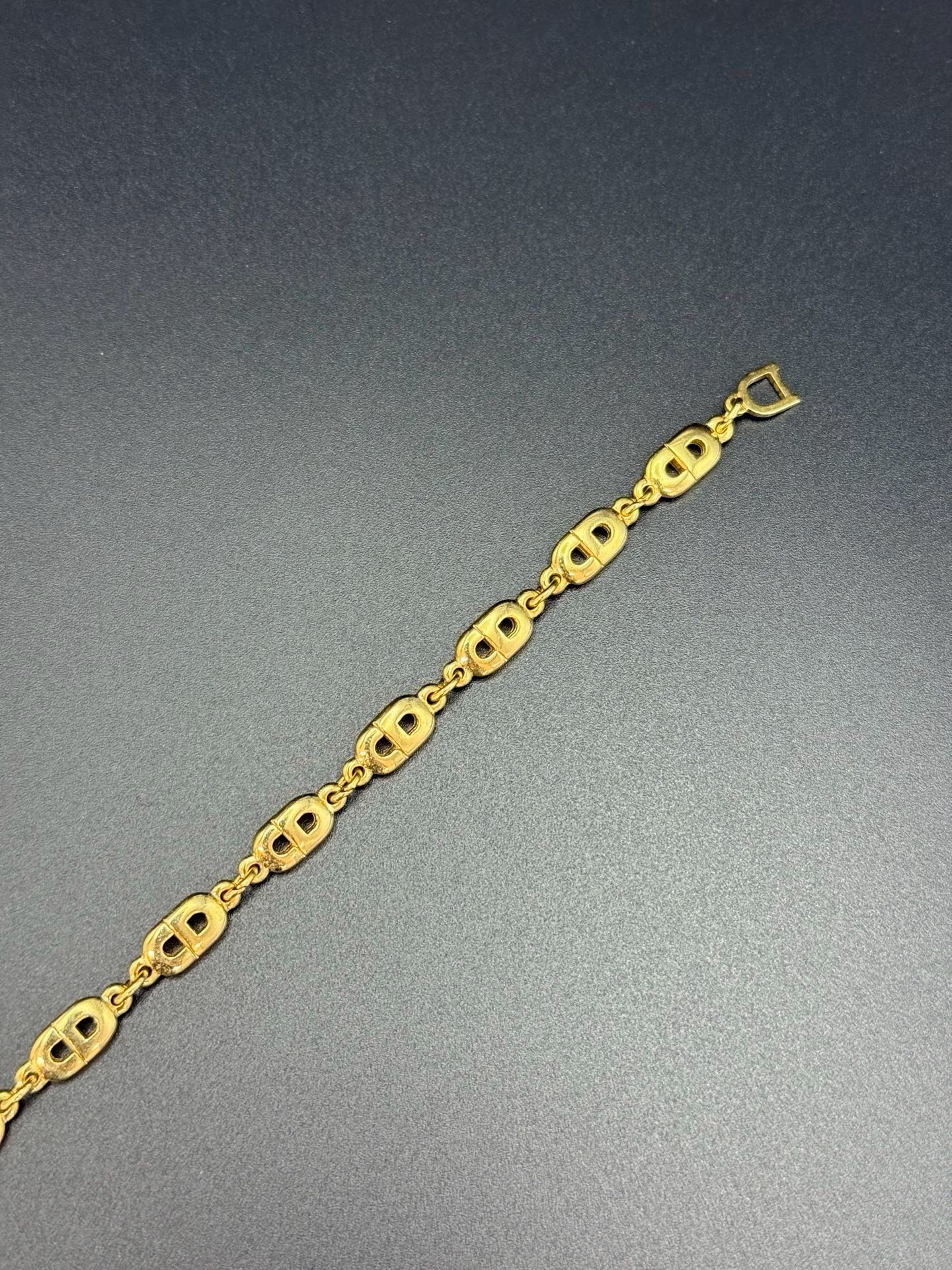 Christian Dior Vintage CD link Bracelet