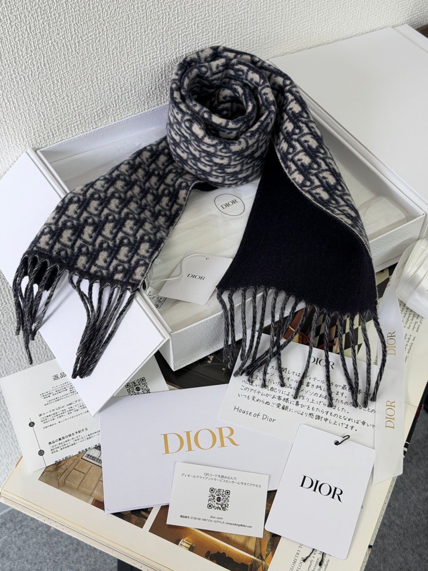 Dior Cashmere scarf