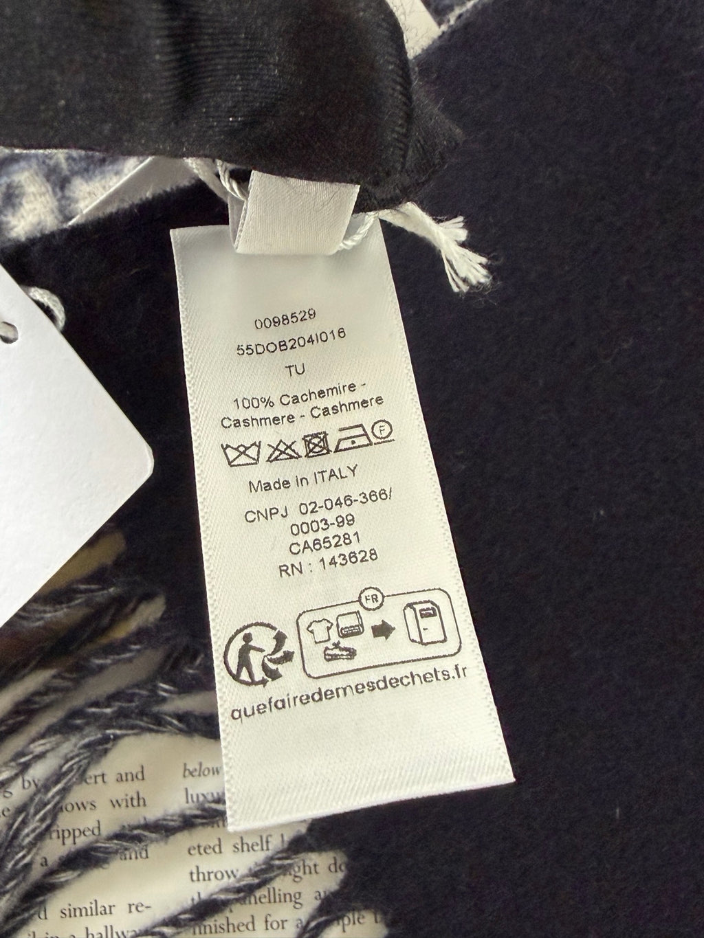 Dior Cashmere scarf