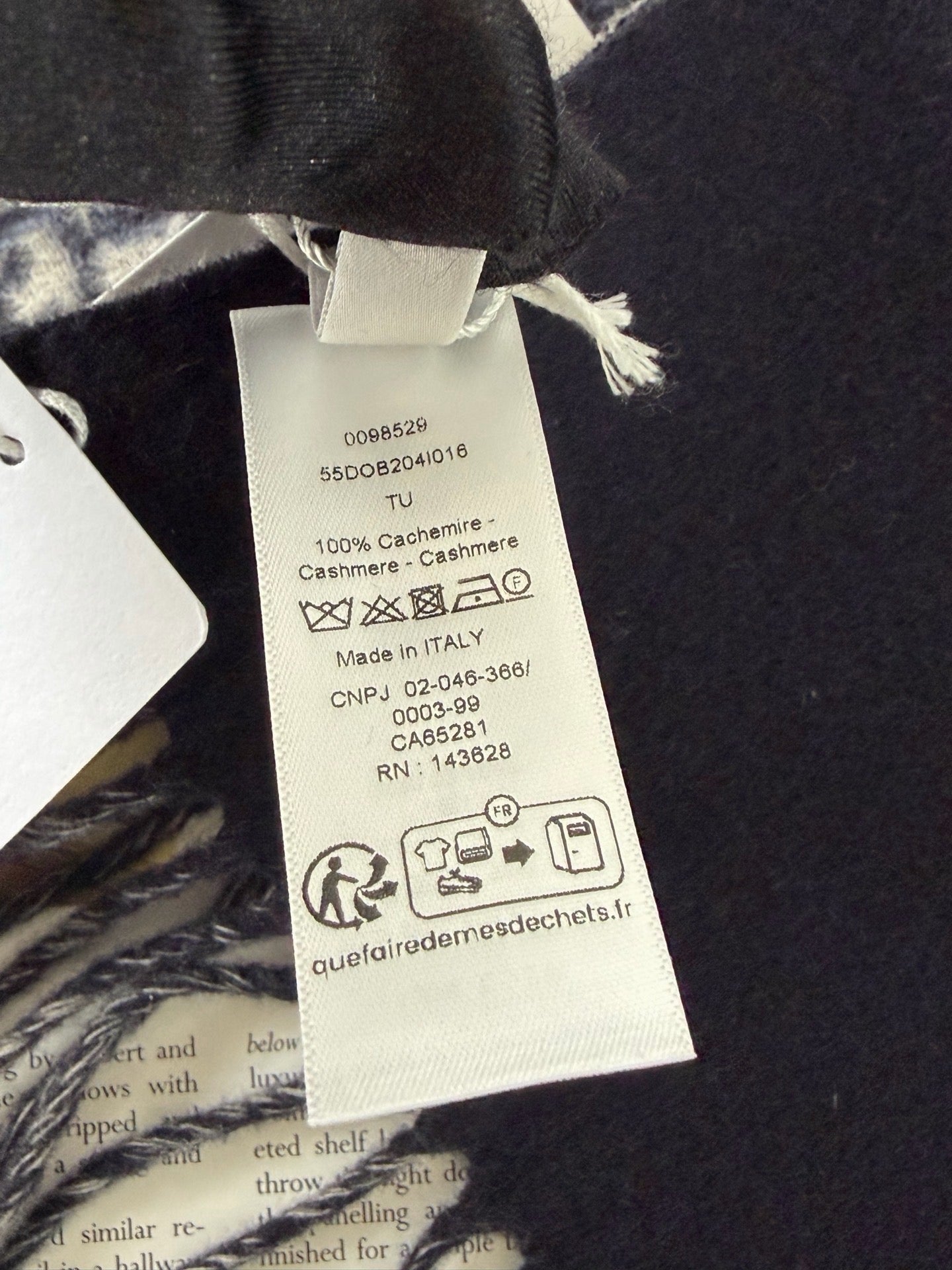 Dior Cashmere scarf