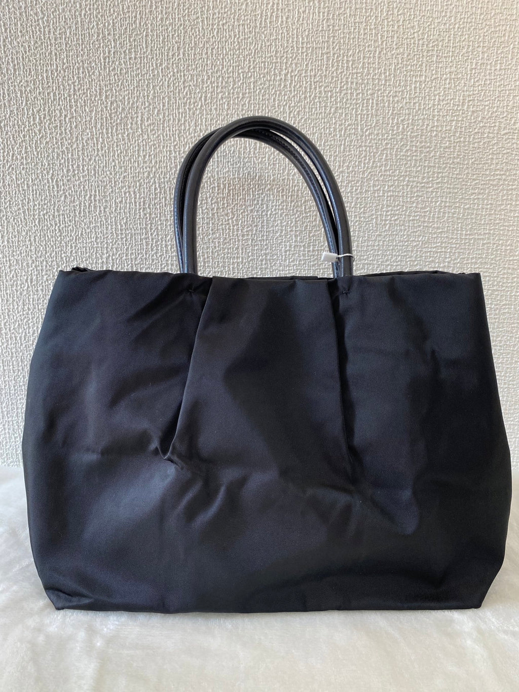 Prada Pocono Tessuto Nylon Ribbon Handbag Black