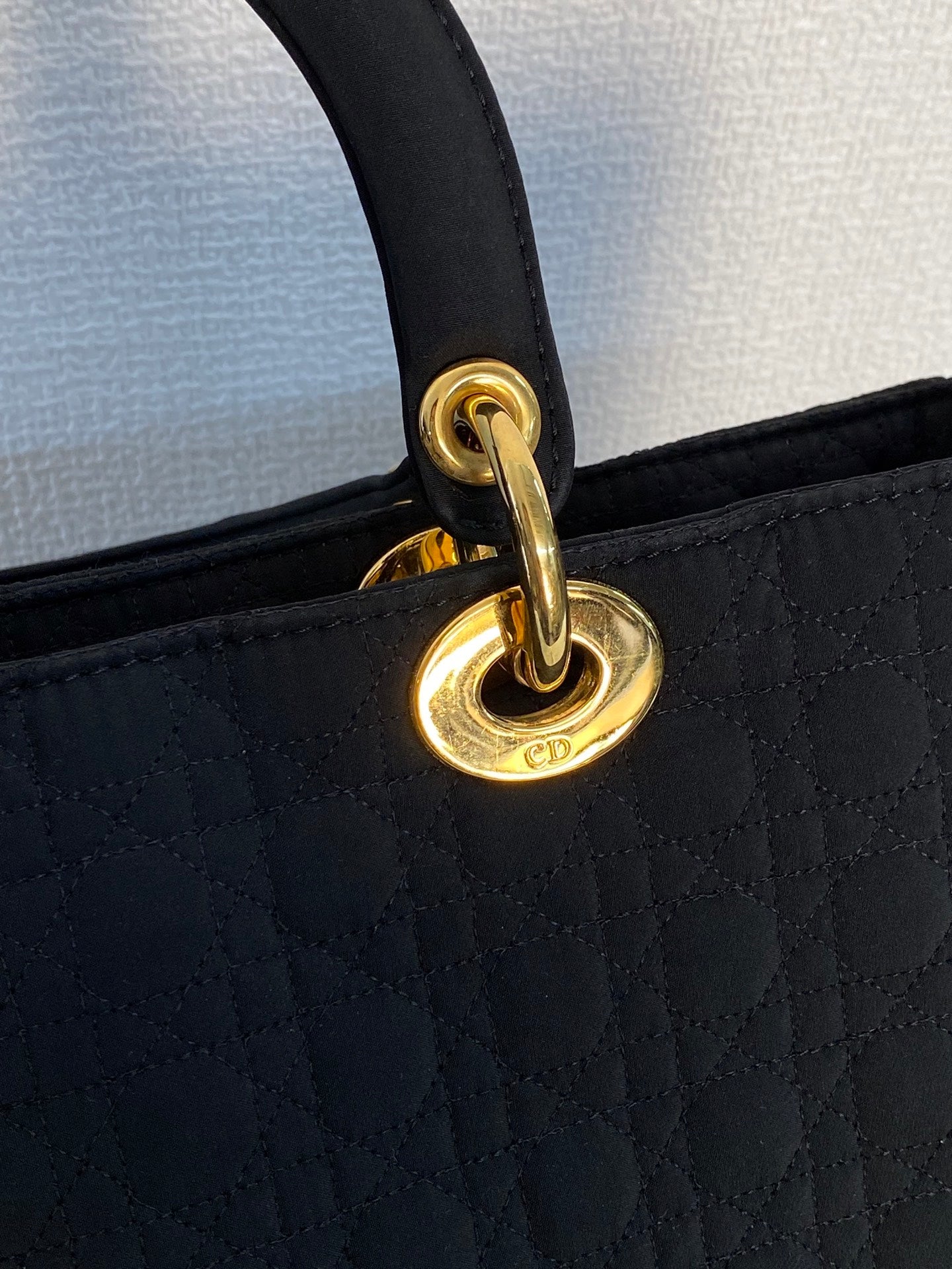 Dior Lady Dior cloth handbag