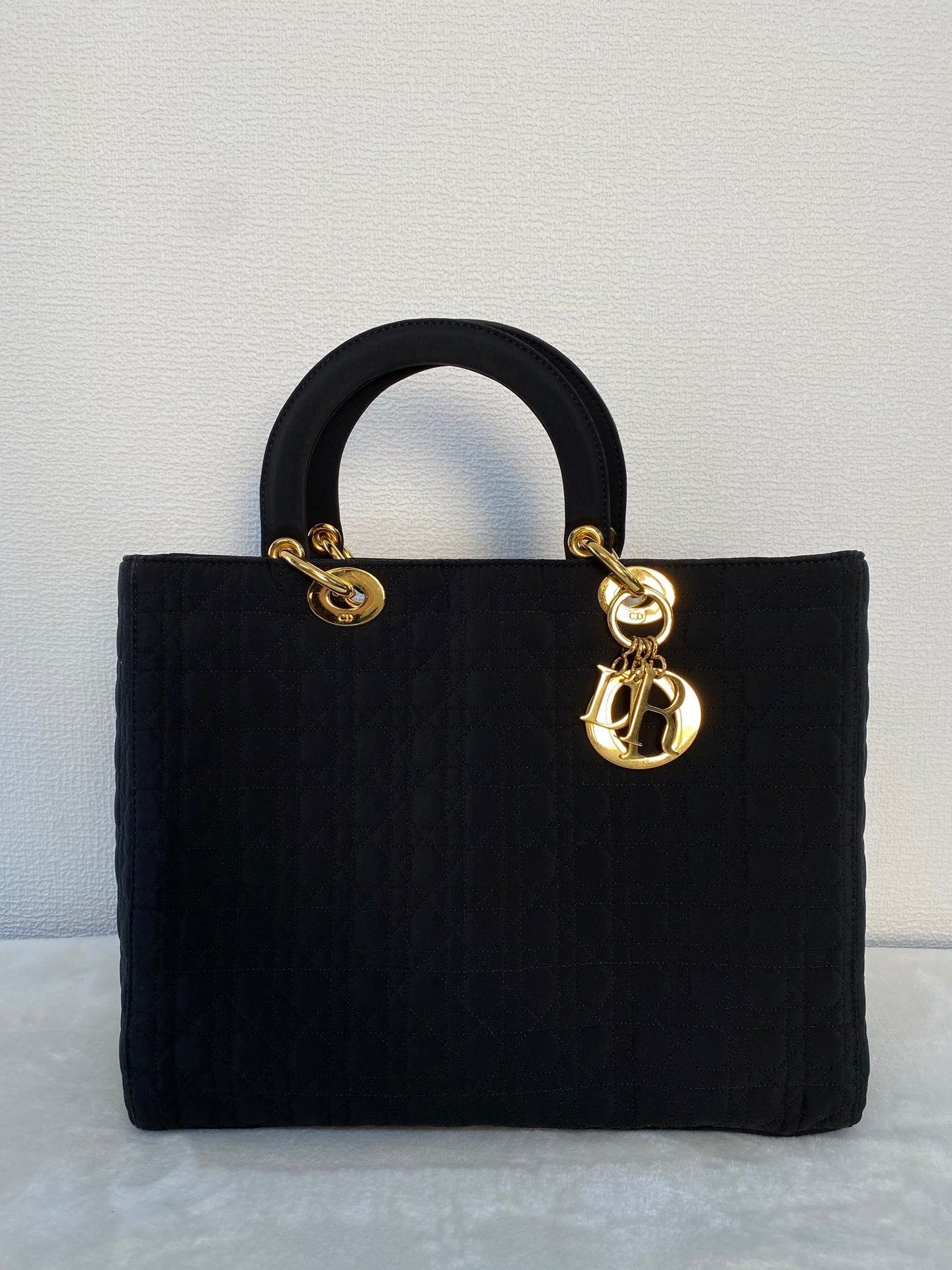 Dior Lady Dior cloth handbag
