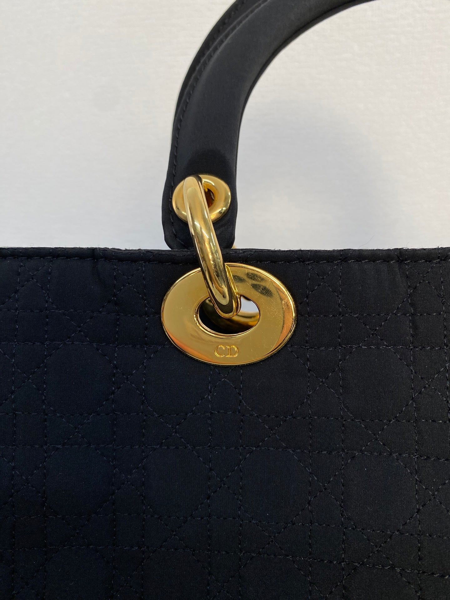 Dior Lady Dior cloth handbag