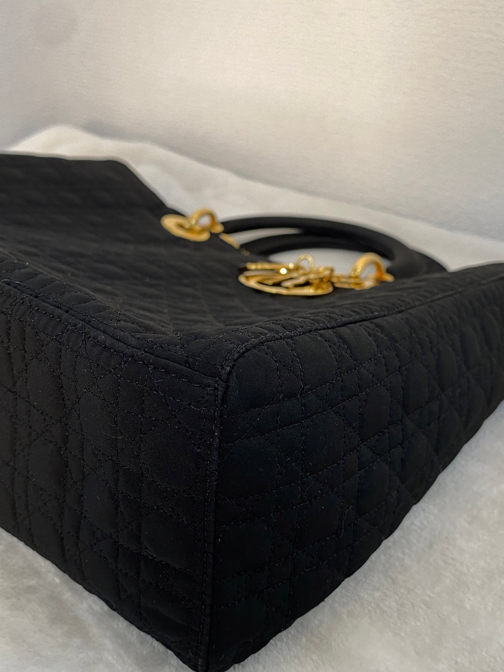 Dior Lady Dior cloth handbag