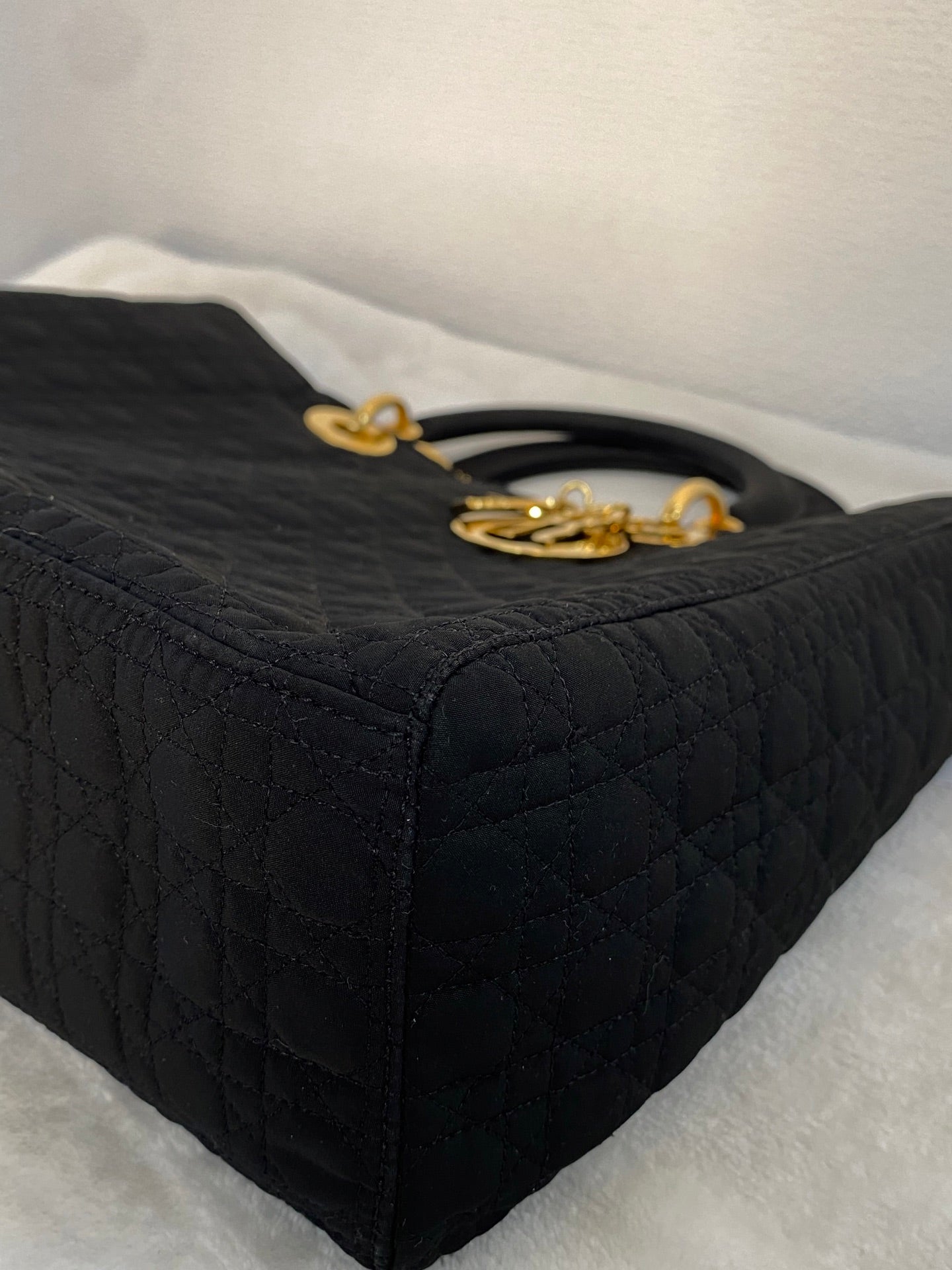 Dior Lady Dior cloth handbag