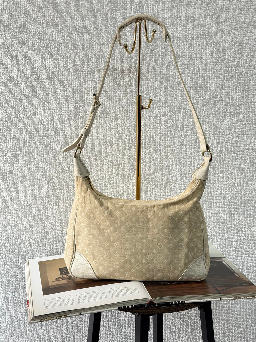 Louis Vuitton Dune Monogram Mini Lin Boulogne Bag