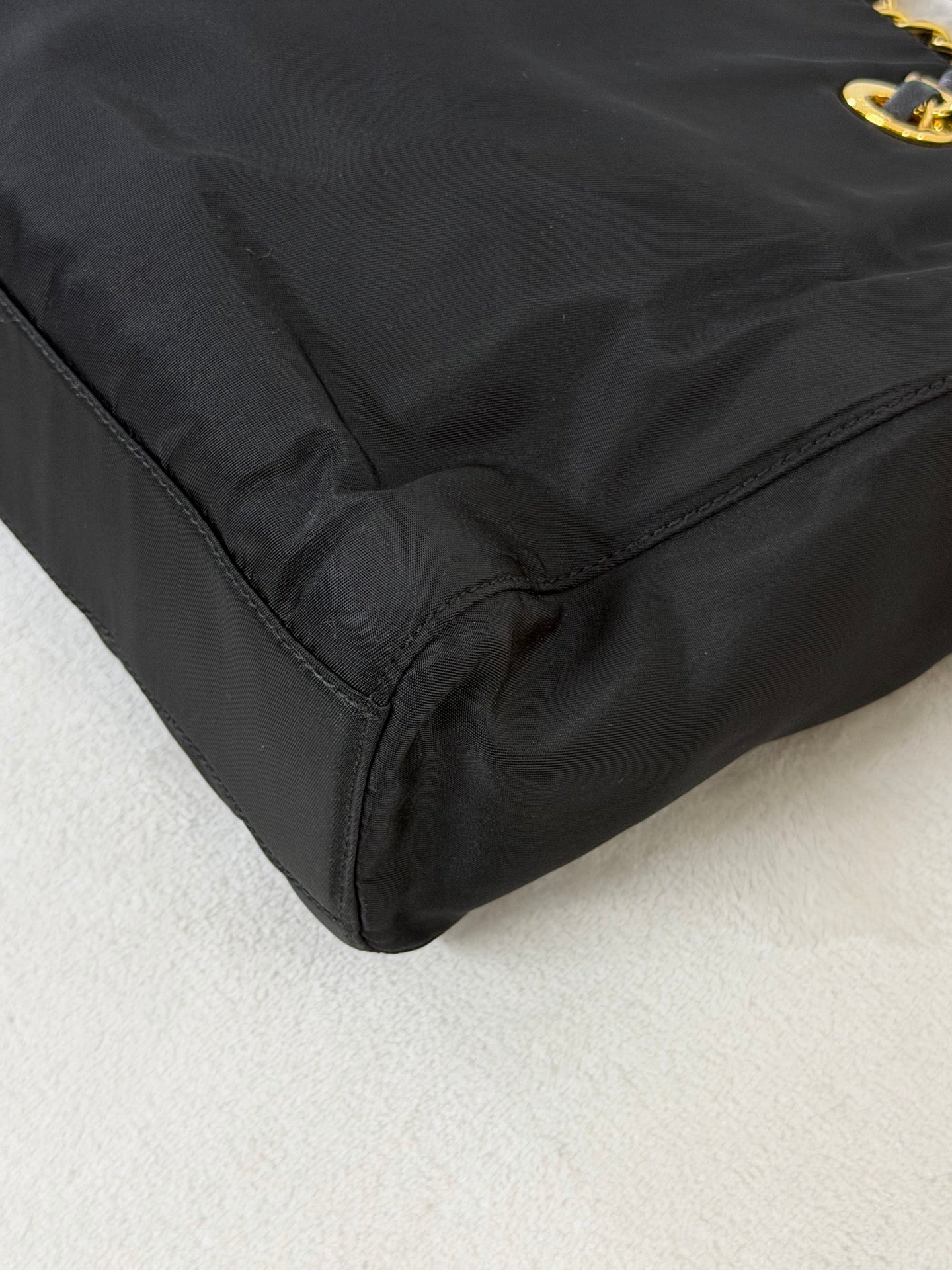 Prada Bolsa Prada Nylon Tote Preta