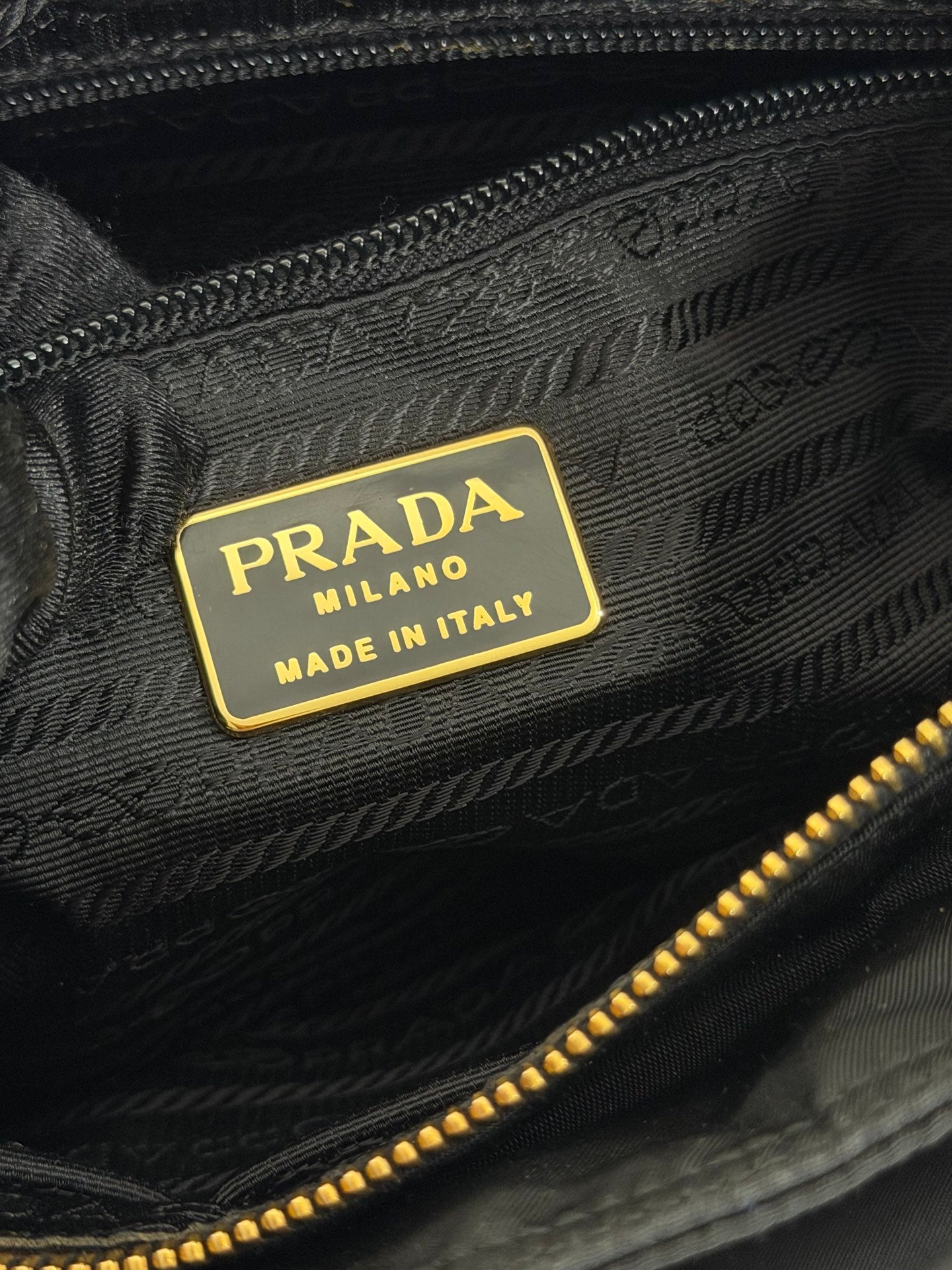Prada Bolsa Prada Nylon Tote Preta