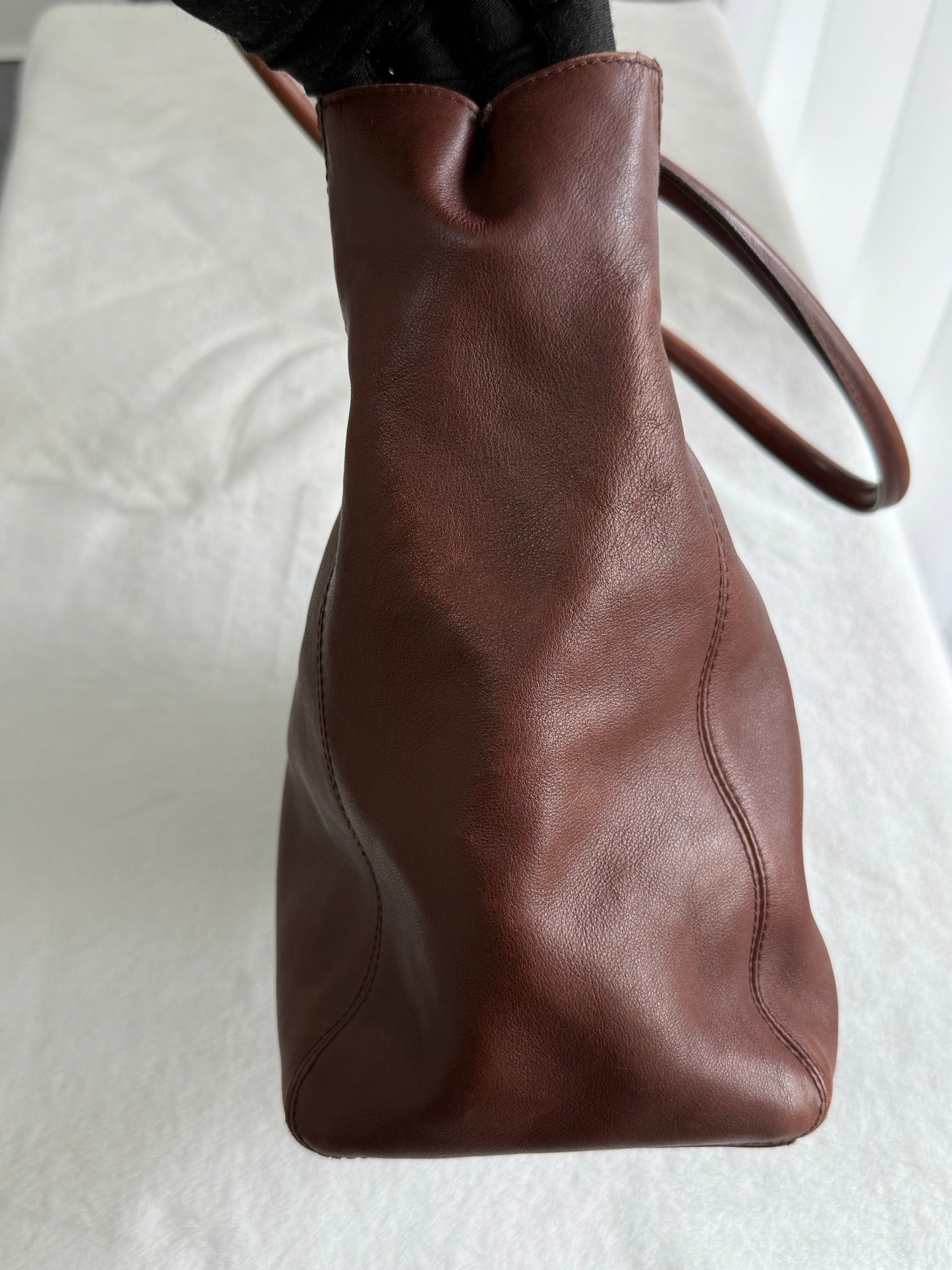 CHANEL  CC Turnlock Leather Totebag