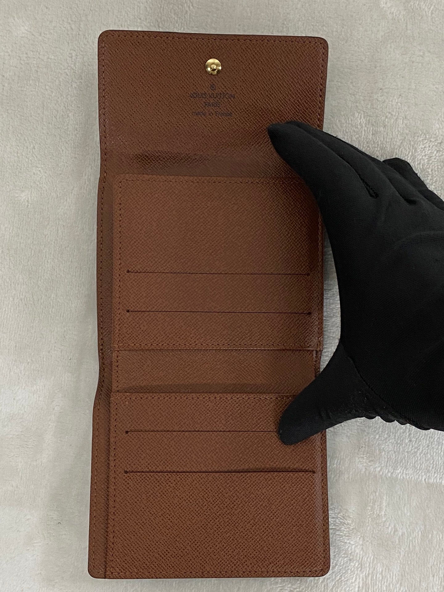 LOUIS VUITTON  Monogram  Bifold Wallet Brown