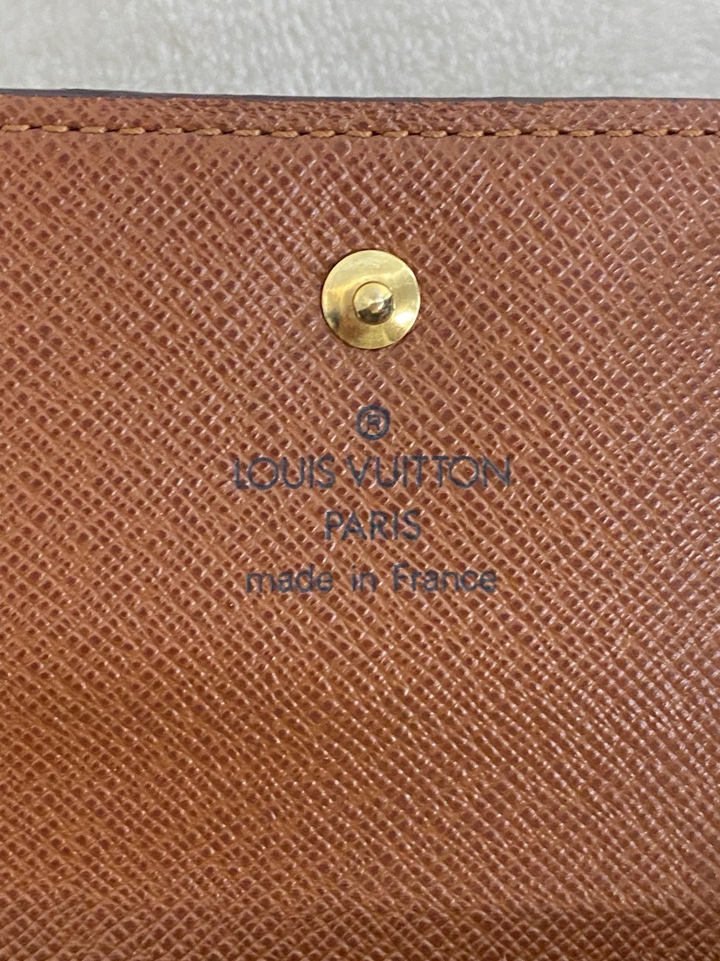 LOUIS VUITTON  Monogram  Bifold Wallet Brown